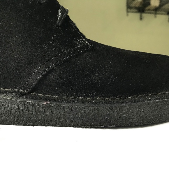 Clarks Desert Coal Black Suede, mens, 13 main image 15